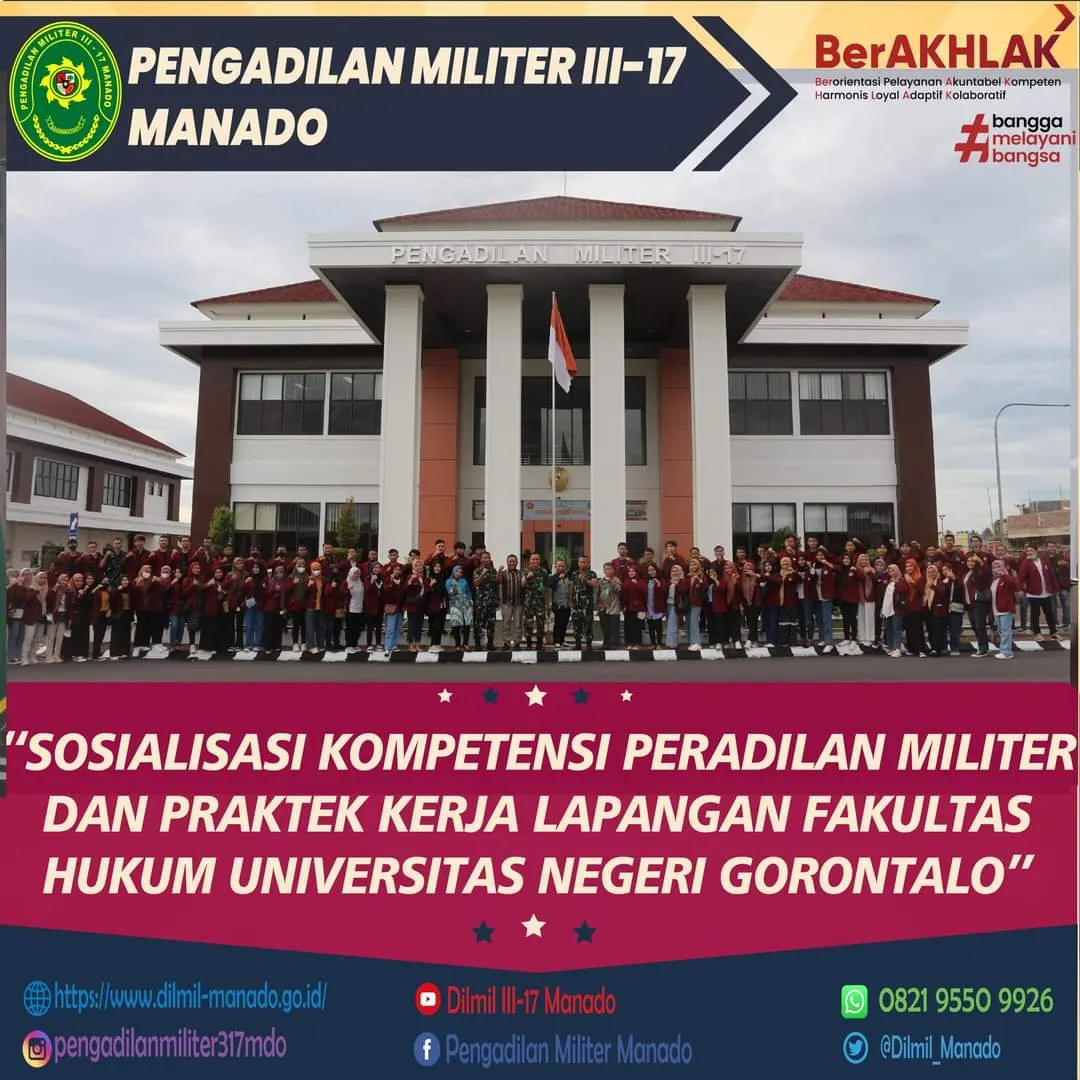 Sosialisasi Kompetensi Peradilan Militer